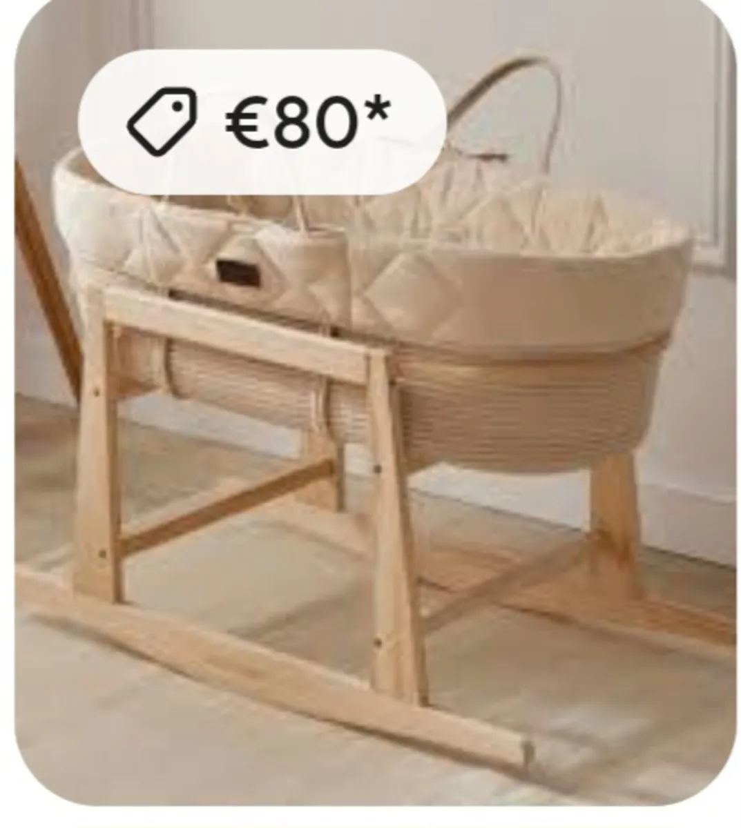 Baby elegance moses basket - Image 3