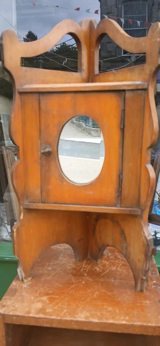 Small antique French corner cabinet - Image 2
