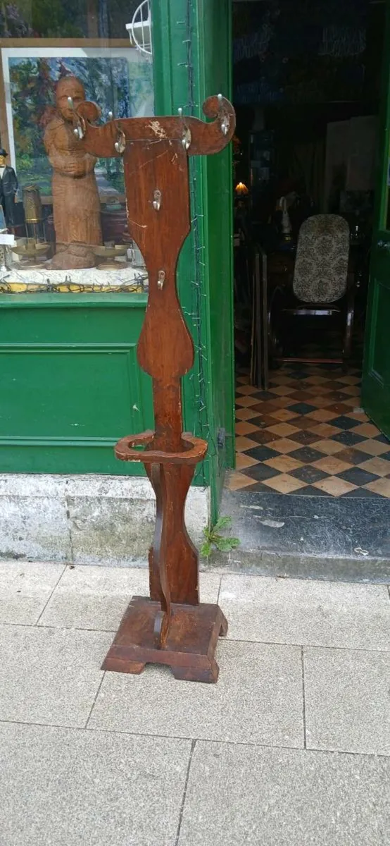 Hall coat stand  1920s or 30s - Image 2