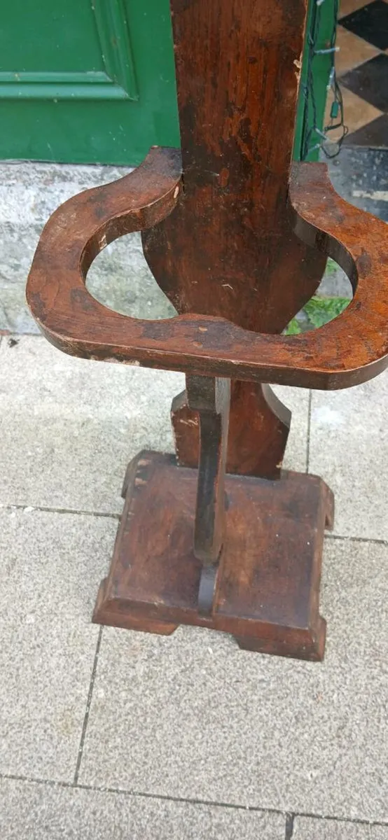 Hall coat stand  1920s or 30s - Image 3