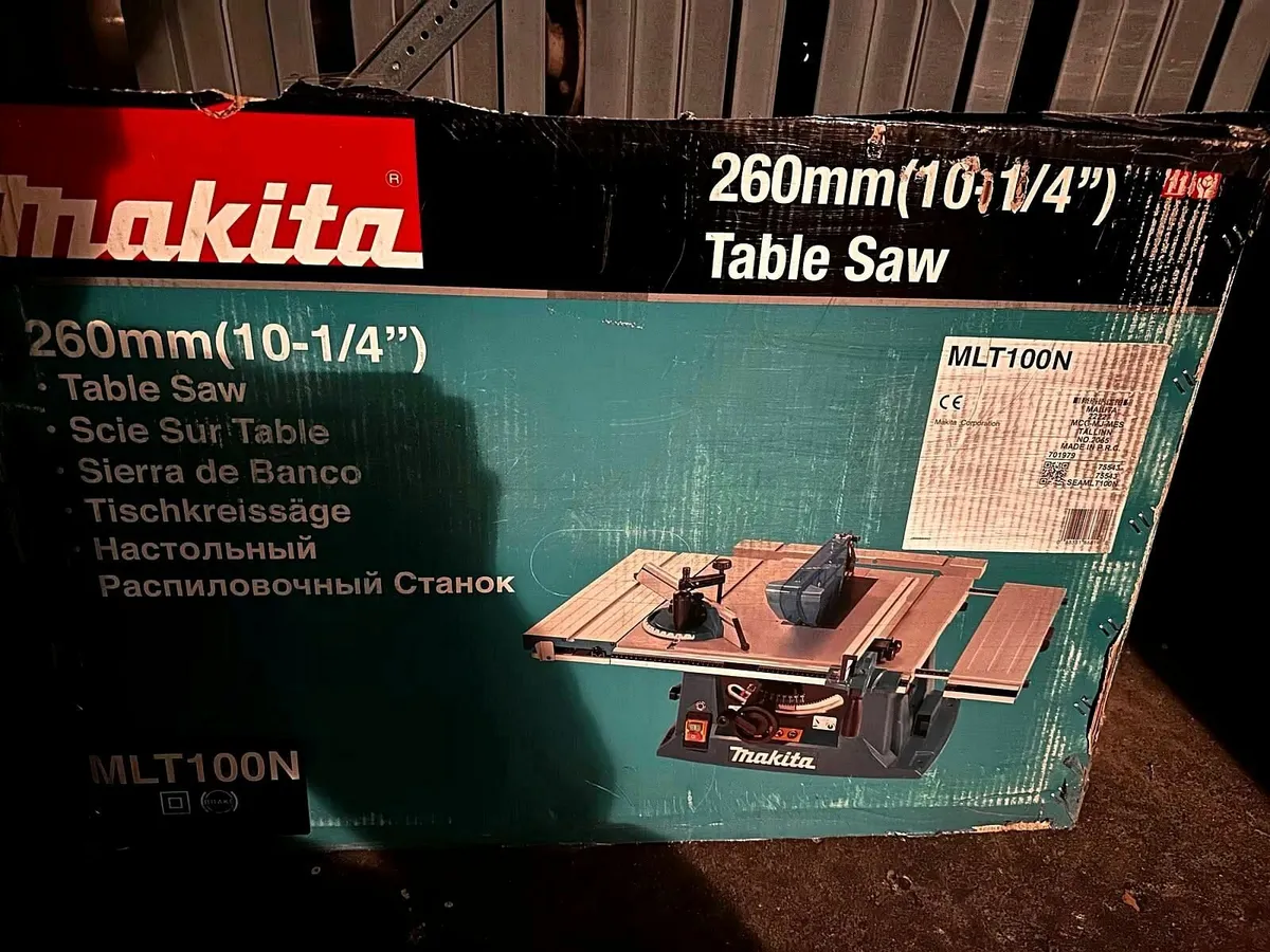Makita table saw MLT 100 new condition - Image 4