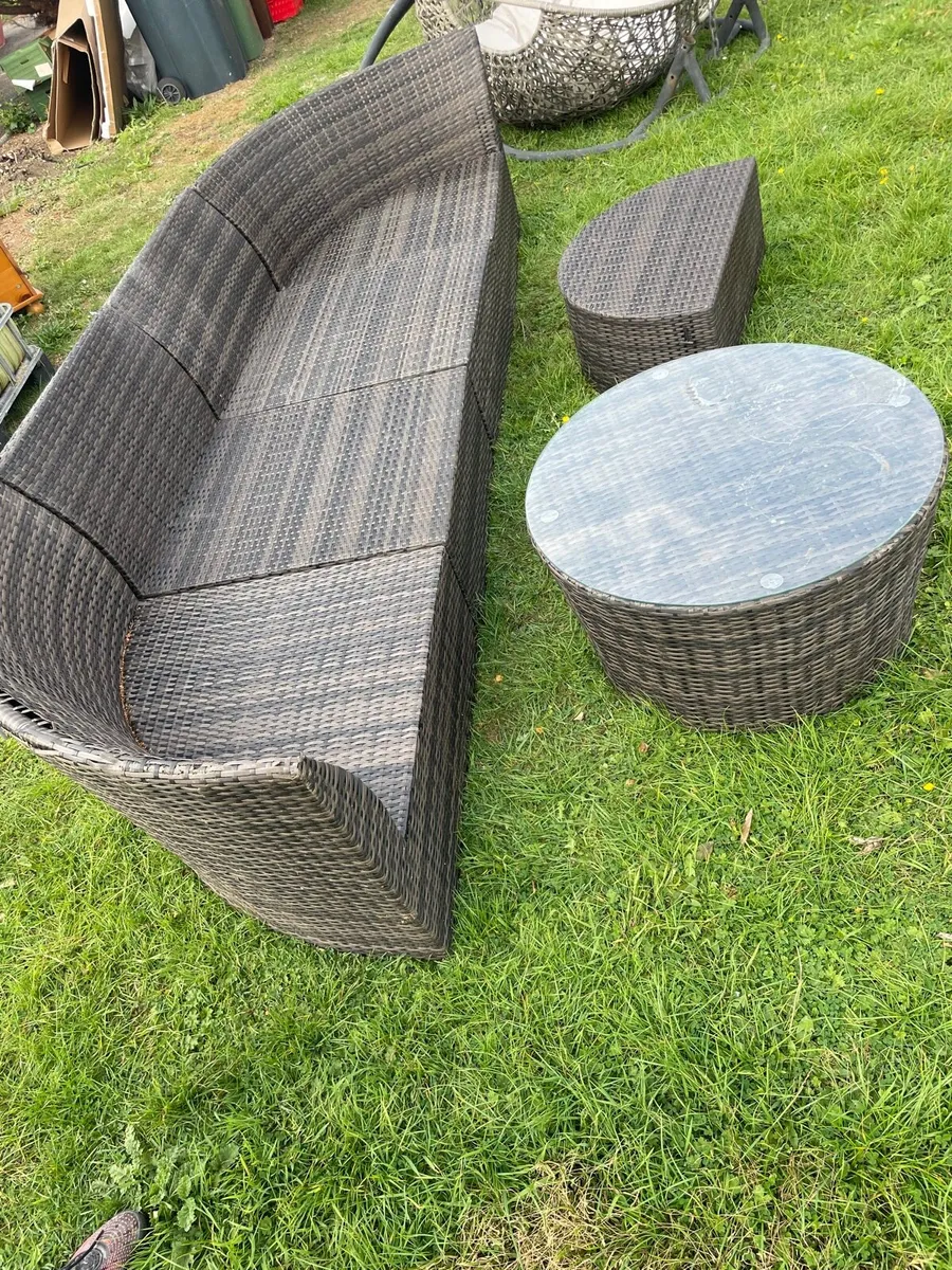Rattan garden set - Image 2