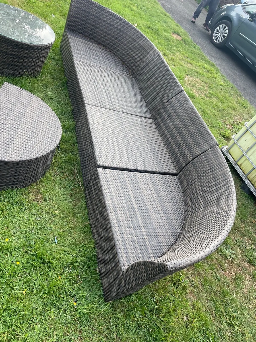 Rattan garden set - Image 4