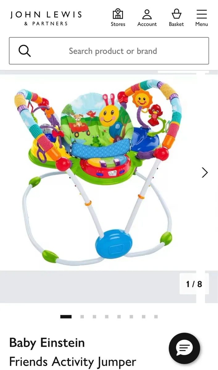 Baby Einstein Friends Activity Jumper - Image 1