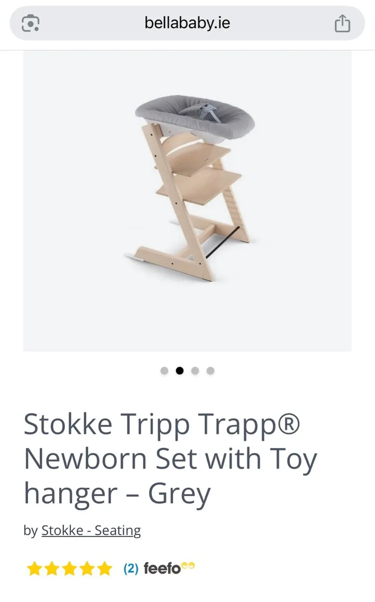 Stokke Tripp Trapp Newborn Set - grey - Image 1