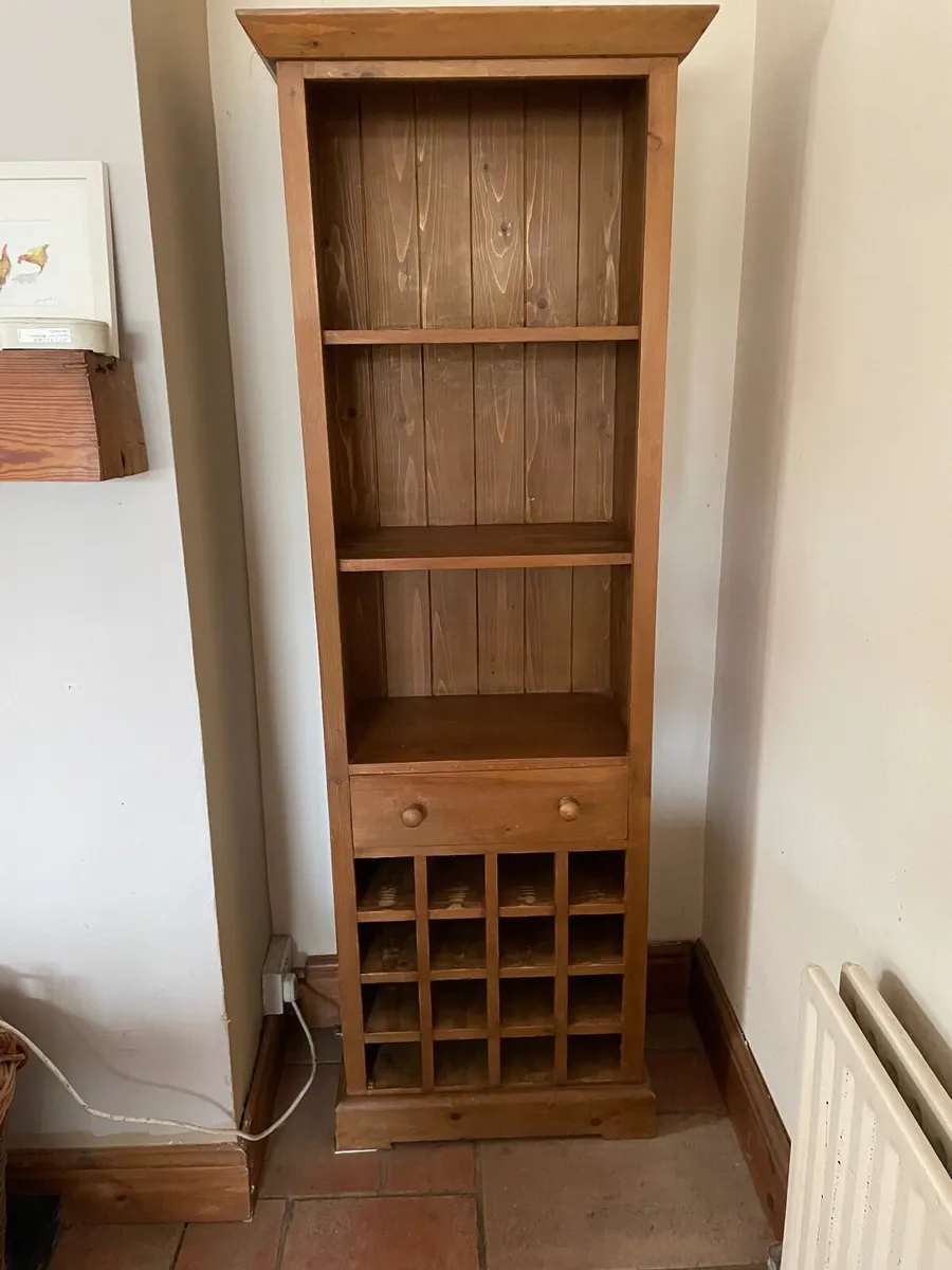 Bookcase with wine rack/ Wine Cupboard - Image 1