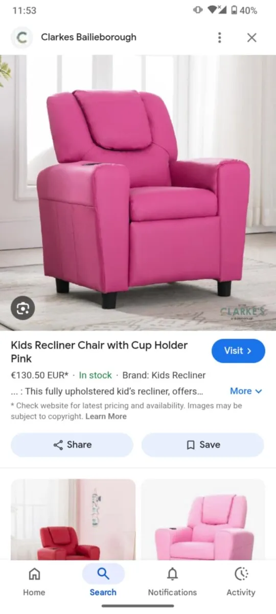Kids recliner seat - Image 4