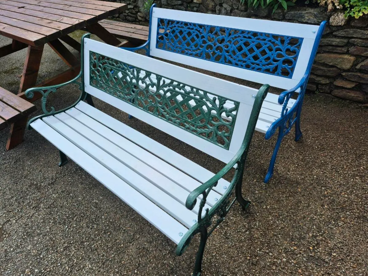 Cast iron Garden benches