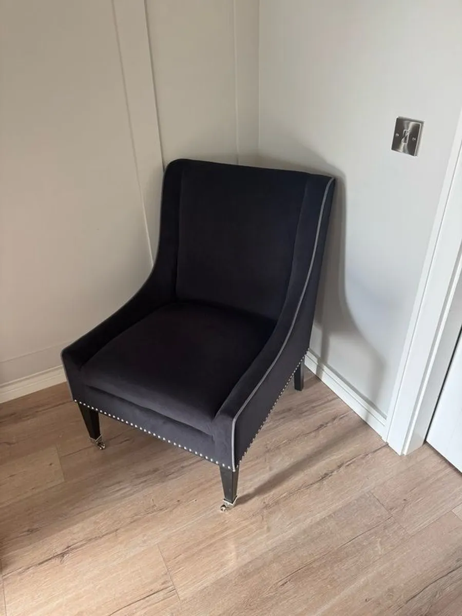 Wayfair Suede Seat with Chrome Piping