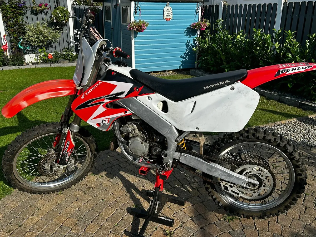 Honda CR 125 cc aluminum frame - Image 2