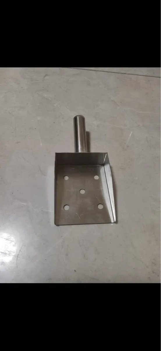 Handmade stainless steel chip scoop - Image 2