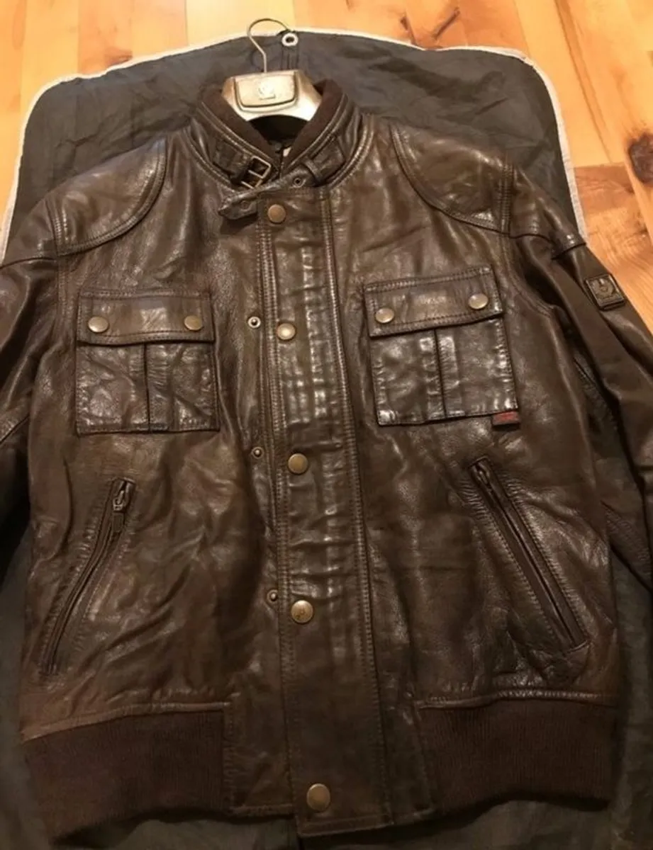 Belstaff Leather Jacket - Image 1