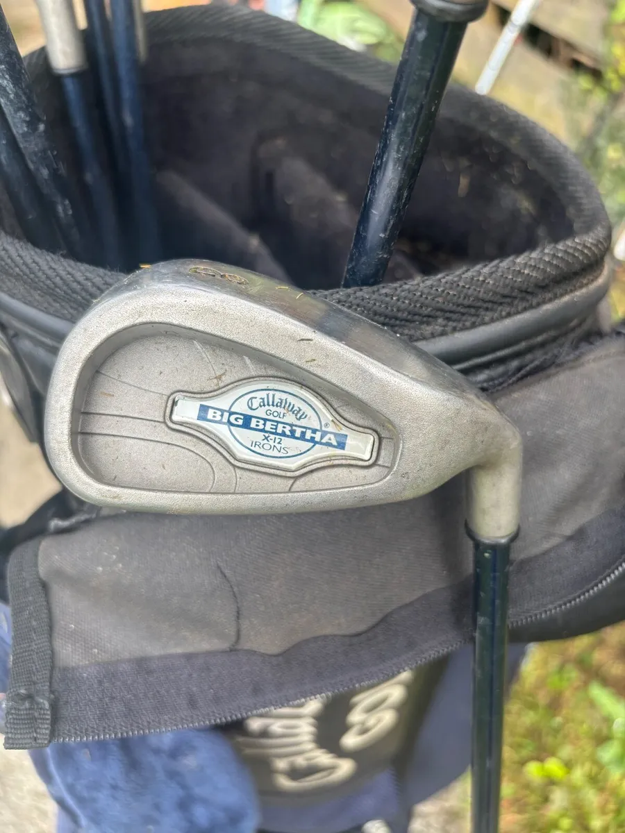 Golf Clubs and Bag - Image 1