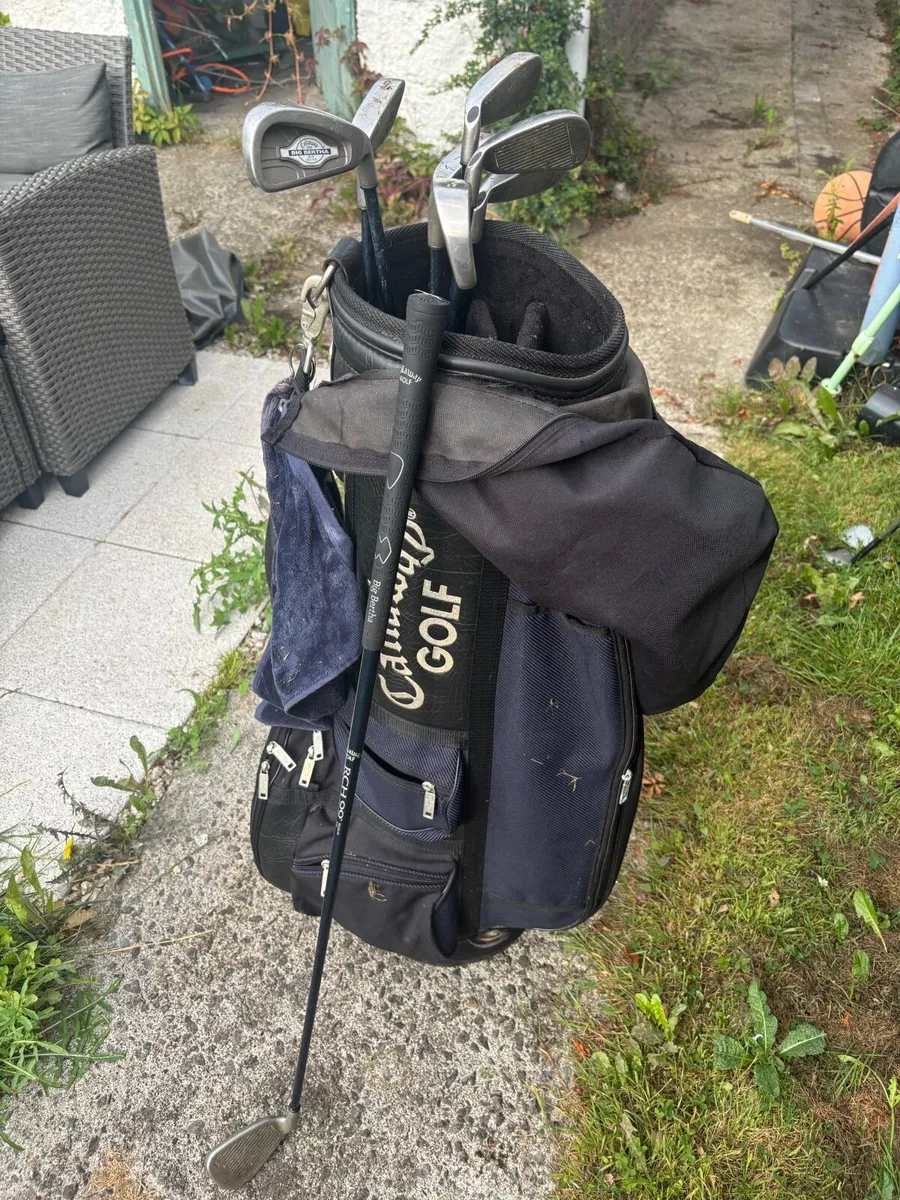 Golf Clubs and Bag - Image 2