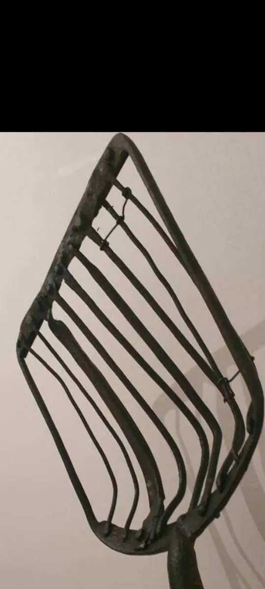 antique potato shrike 6ft iron and wood - Image 4