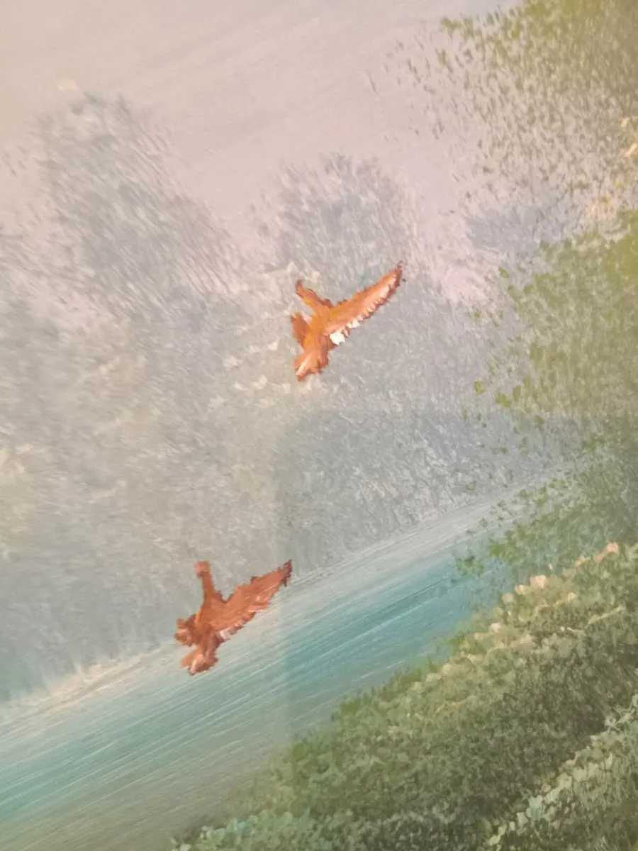 stunning oil on canvas signed - Image 3