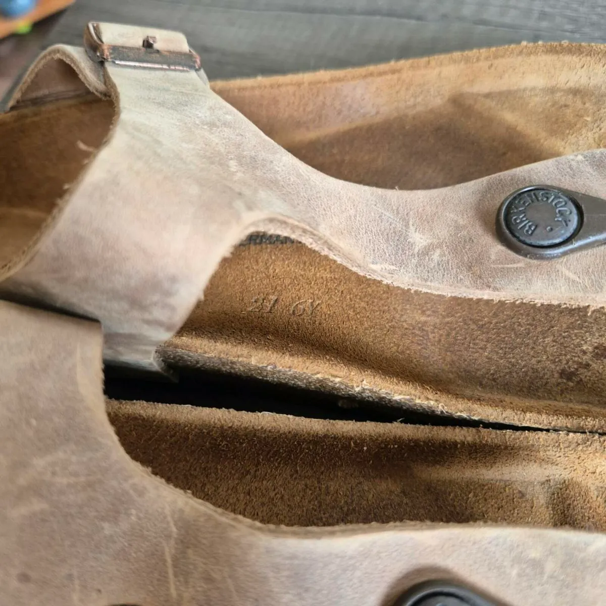 Birkenstock sandalas tan&brown leather - Image 4