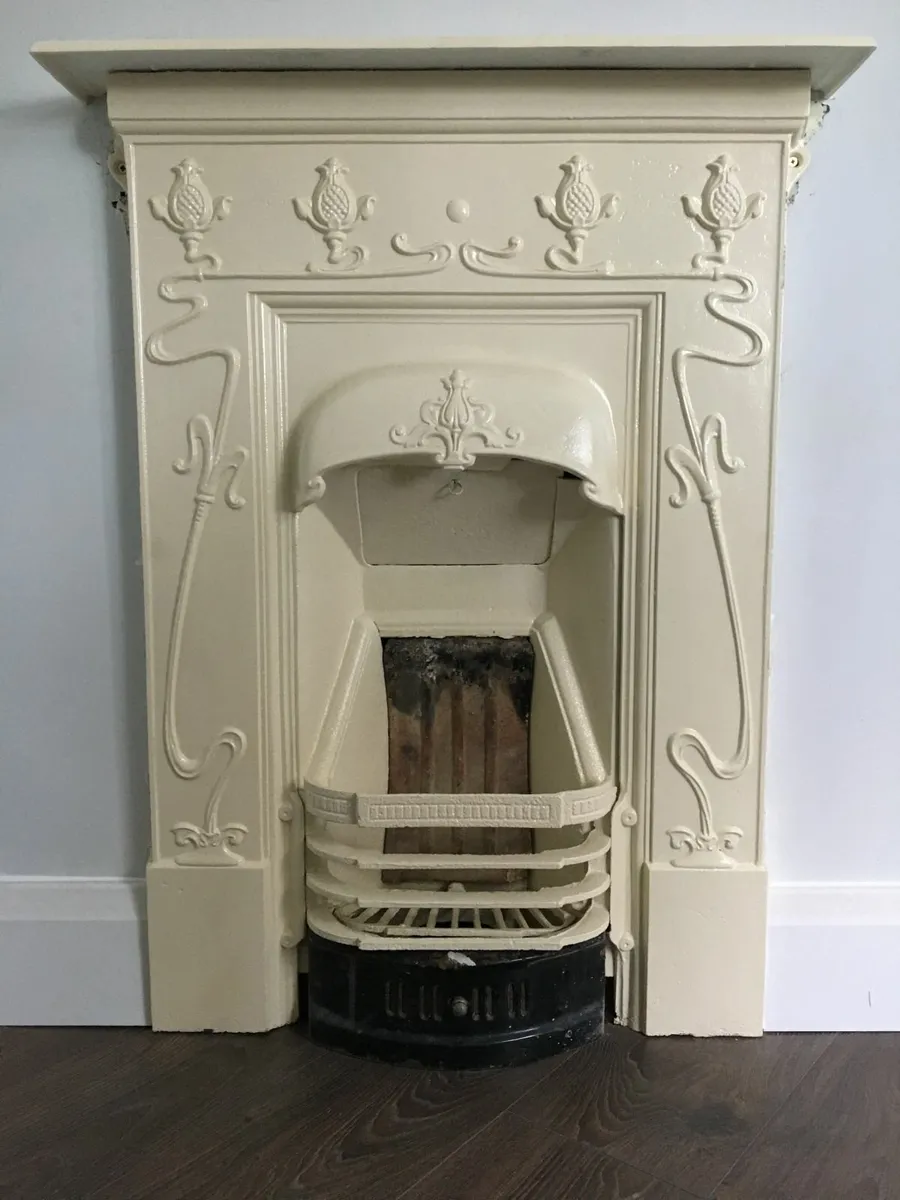 Antique Cast Iron Fireplace - Image 1