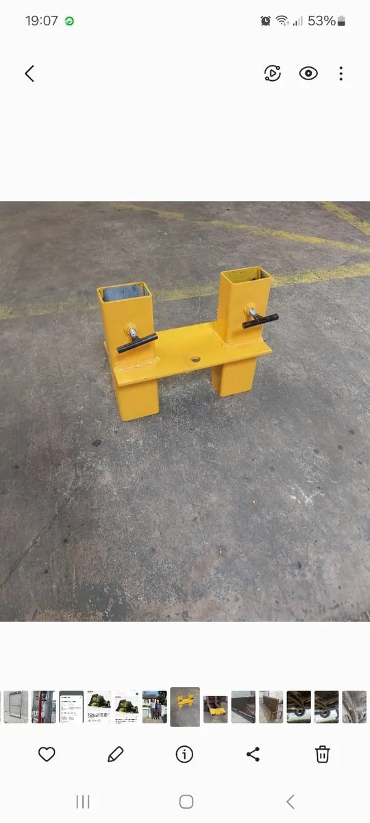 Forklift lifting attachment - Image 1