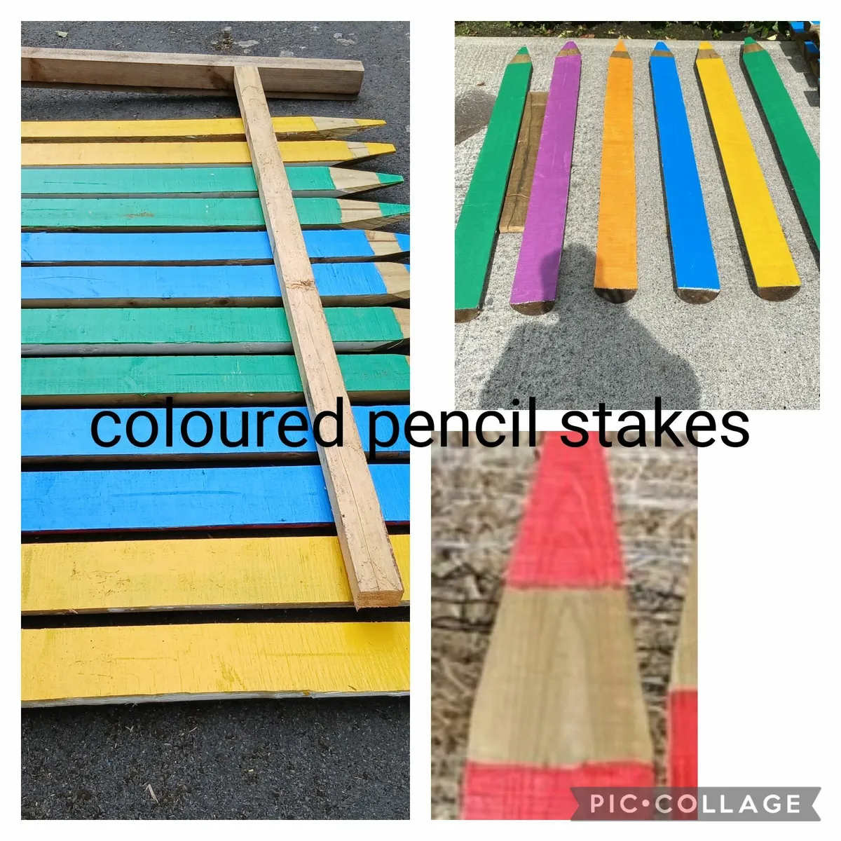 Coloured Pencil Stakes