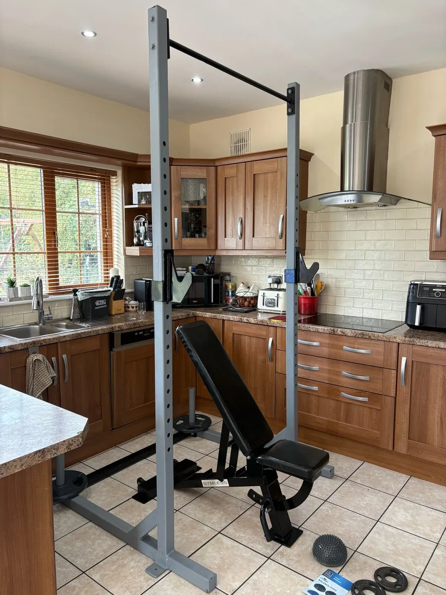 LIFETIME OLYMPIC WEIGHTLIFTING GYM SET, ALL NEED! - Image 4