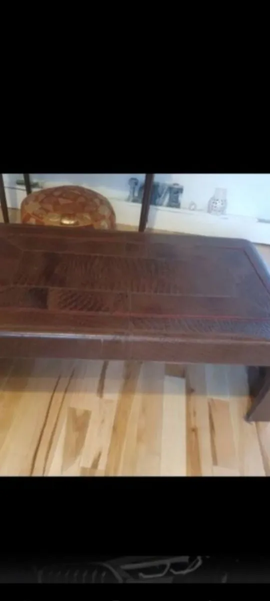 rare crocodile waterfall table 70s usa - Image 1