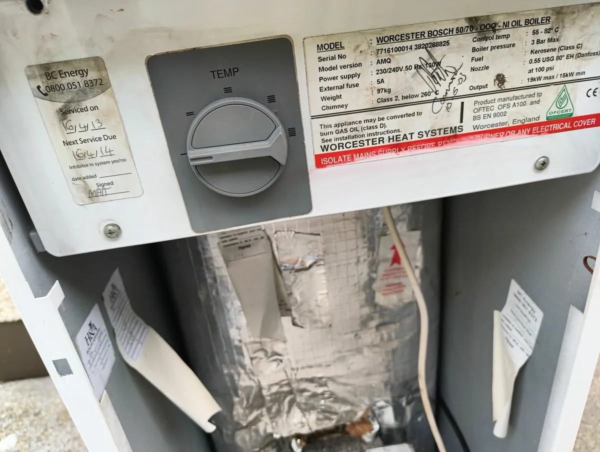 Worcester Bosch 50/70 Oil Boiler - Image 3