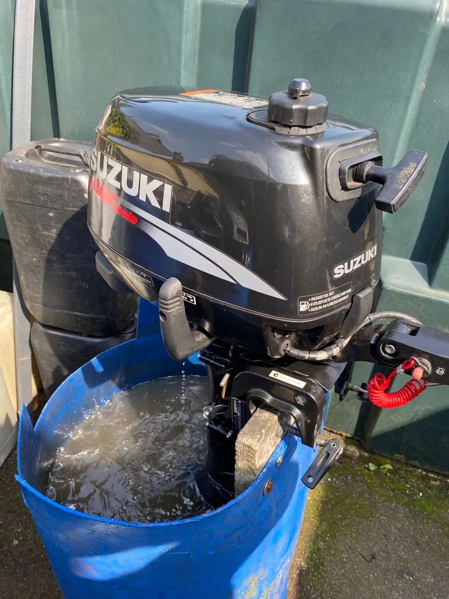 4hp Suzuki 4 stroke l/s boat engine - Image 2
