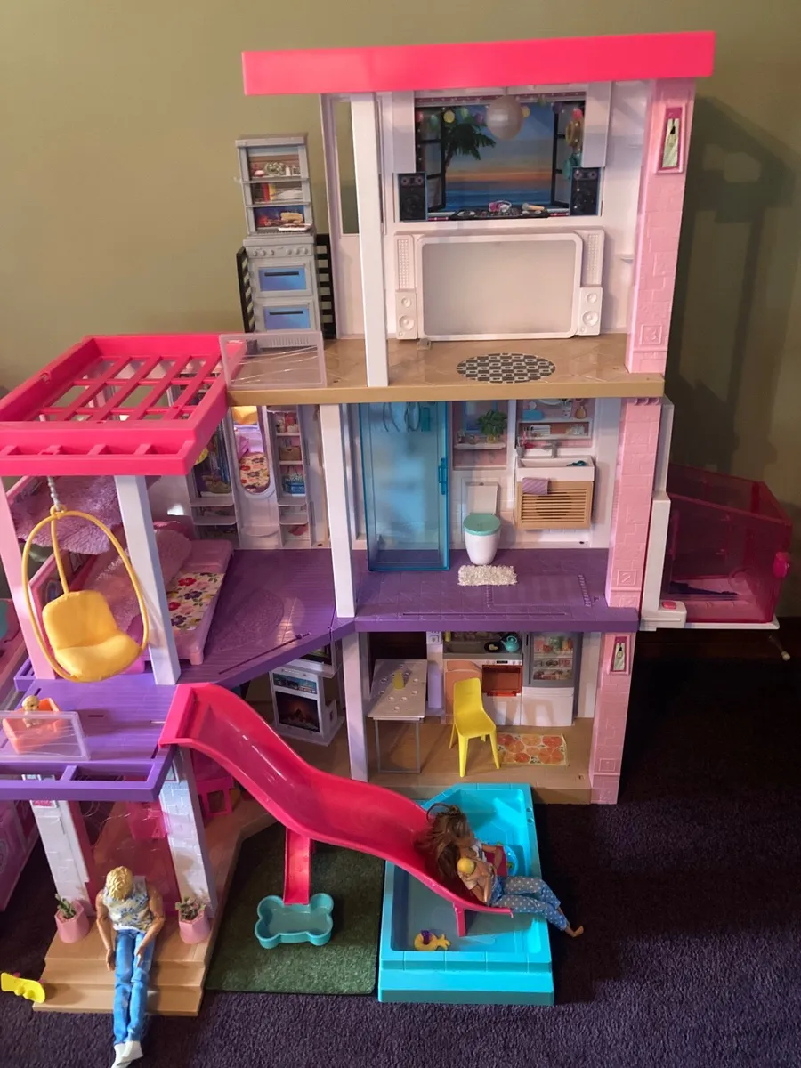 2 Barbie Dreamhouse (incl. camper van and car) - Image 2