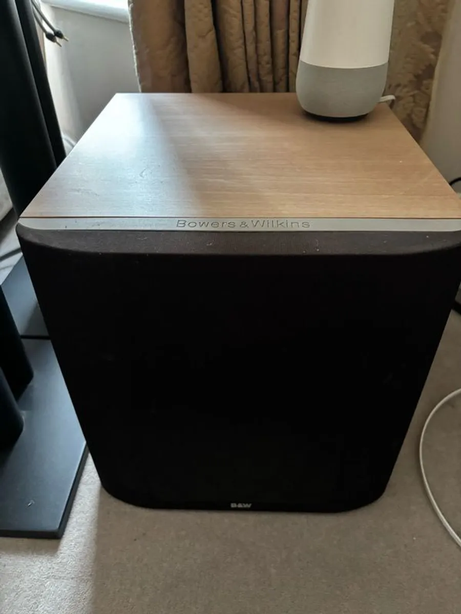 Bowers and Wilkins ASW675 subwoofer (oak/grey) - Image 1