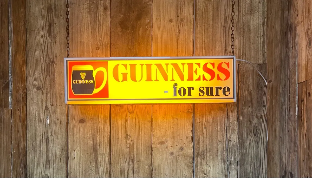 Guinness for sure light box - Image 1