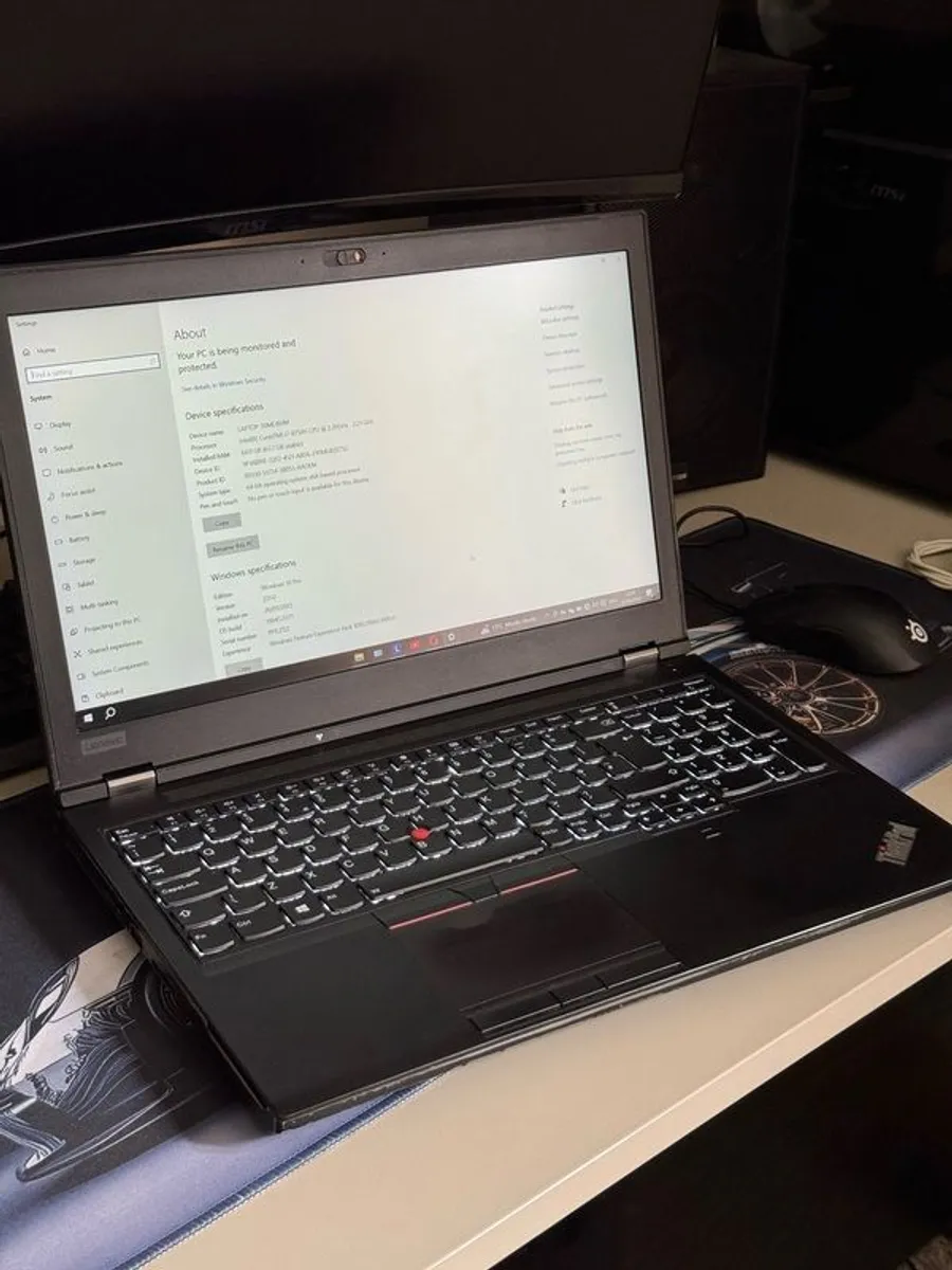 Lenovo ThinkPad P52, i7, 64GB RAM, Quadro P1000, 512GB SSD - Image 1