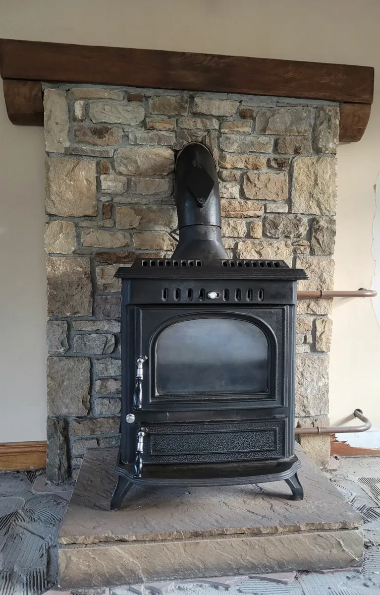 Mulberry Cast Iron Stove with Back Boiler - Image 1