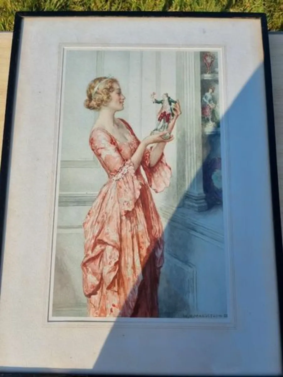 William Henry Margetson vintage watercolor - Image 4