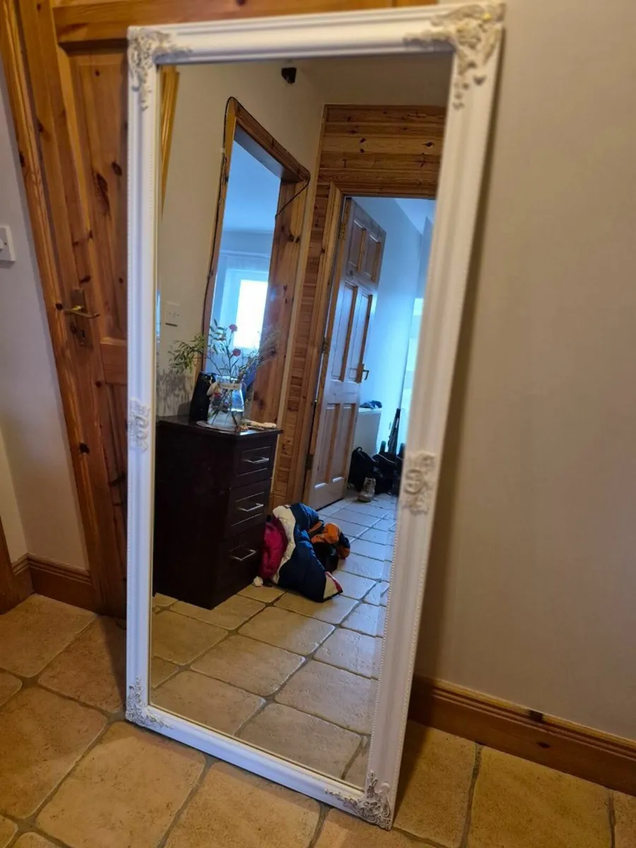 Large JYSK Mirror – 162 × 72 cm - Image 1