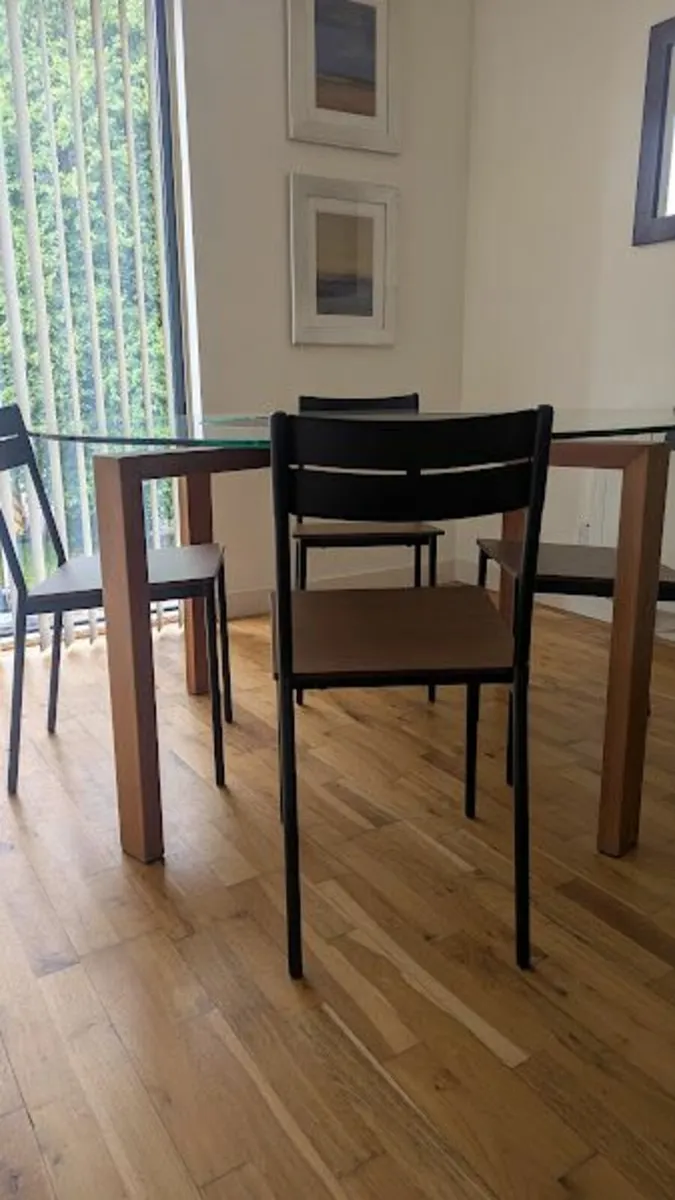 Glass Table and Chairs - Image 2