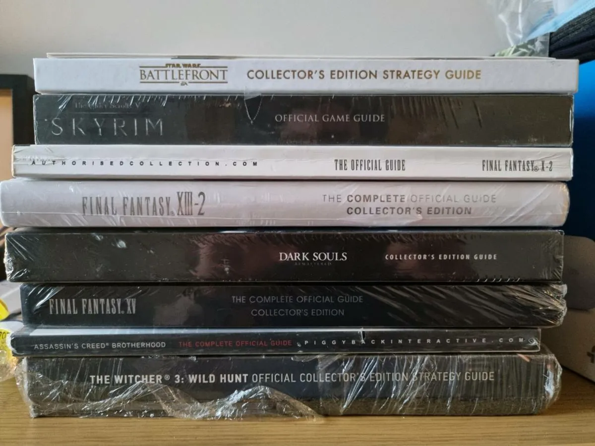 Strategy Guides All Still Sealed Except Star Wars