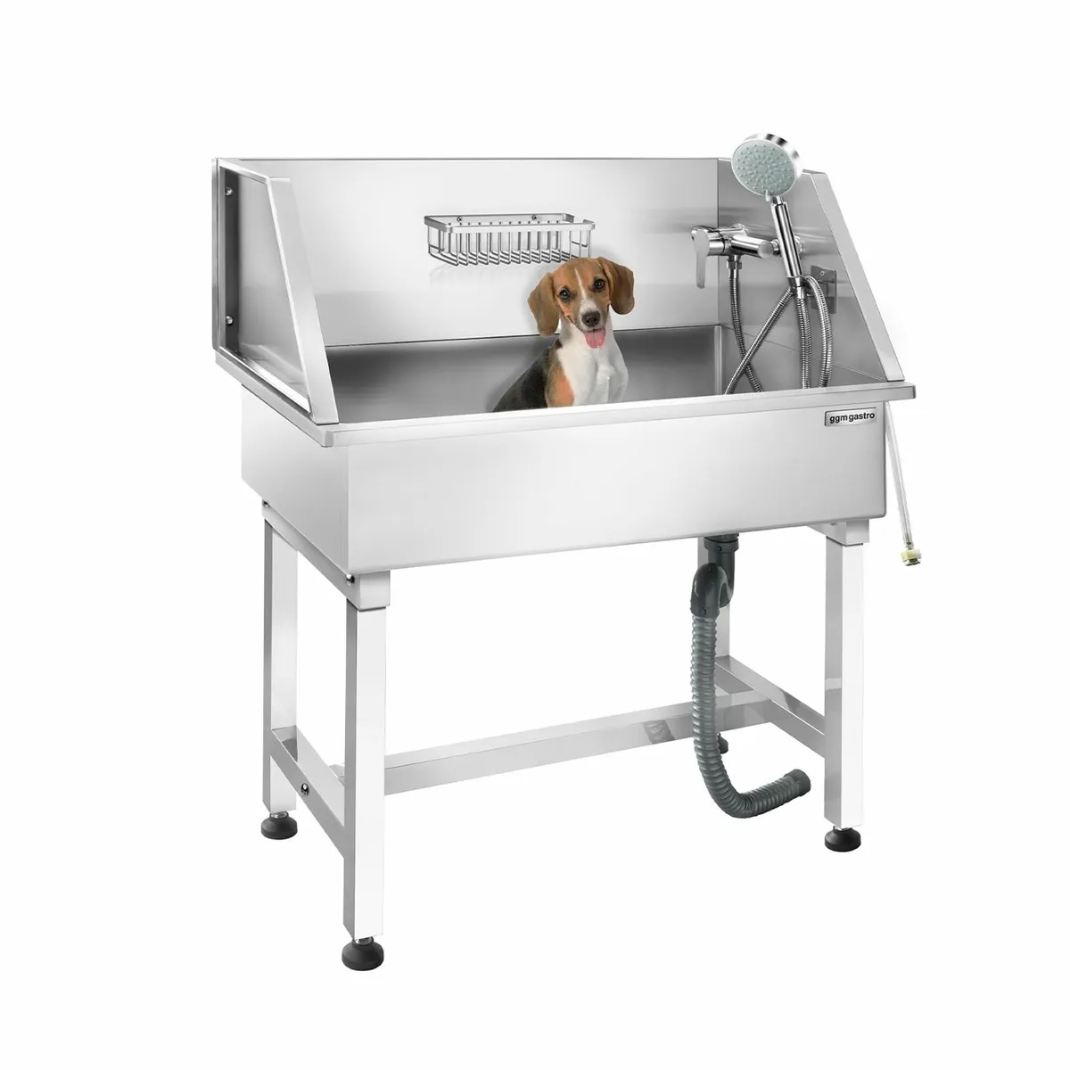 Professional Stainless Steel  Grooming Bath wit - Image 1