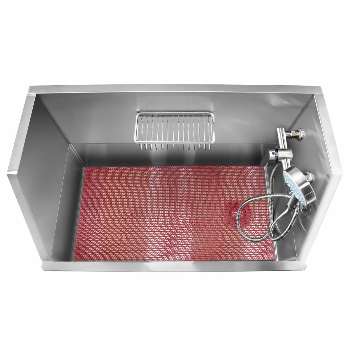 Professional Stainless Steel  Grooming Bath wit - Image 2