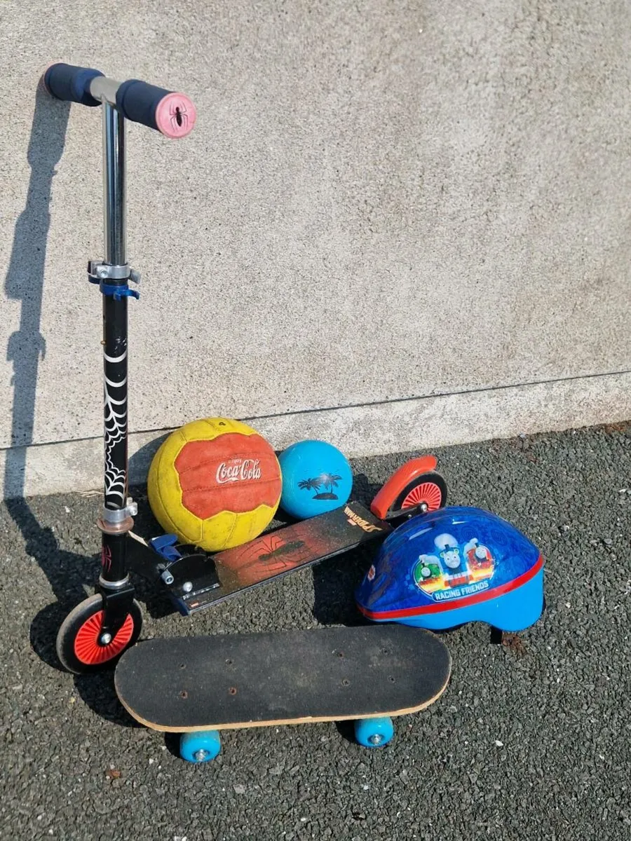 Kids scooter & accessories bundle - Image 1