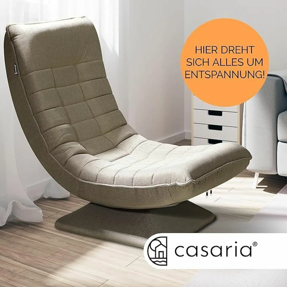Armchair Recliner 360 deg 5-way adjustable backres - Image 2