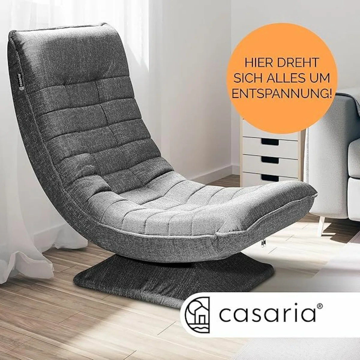 Armchair Recliner 360 deg 5-way adjustable backres - Image 4
