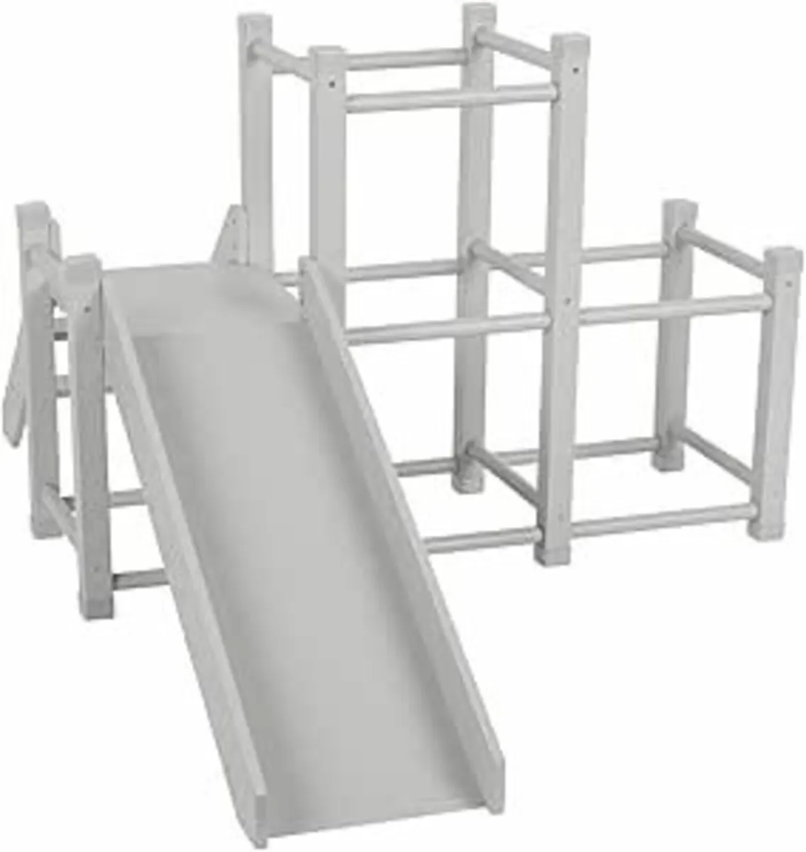 Adventure Climbing tower Wooden Playground with Sl - Image 3