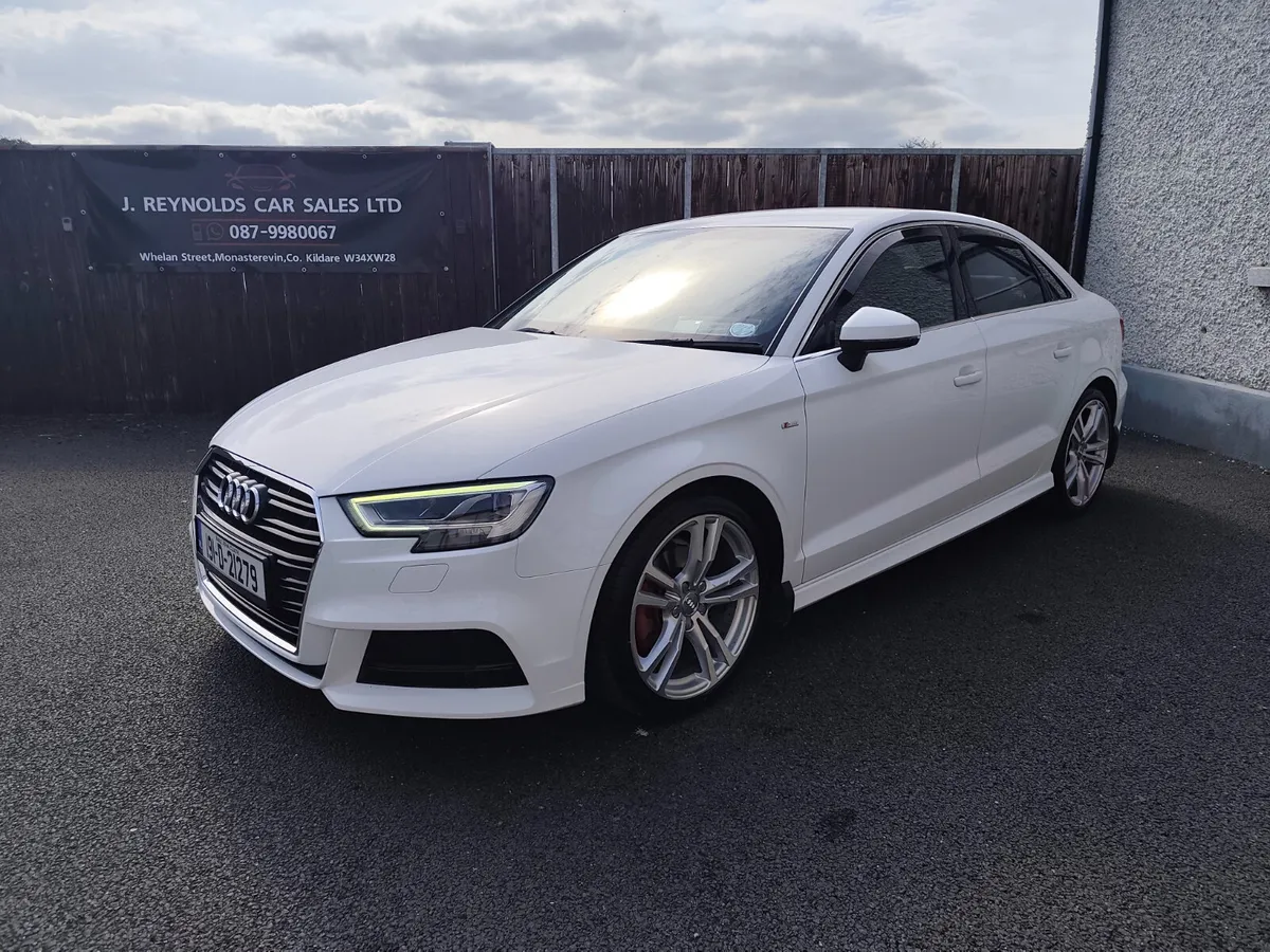 Audi A3 S line auto 30 TDI Saloon low km2019 - Image 1