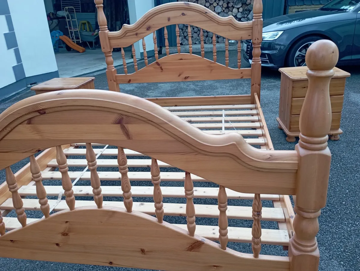 Pine Bed frame - Image 1