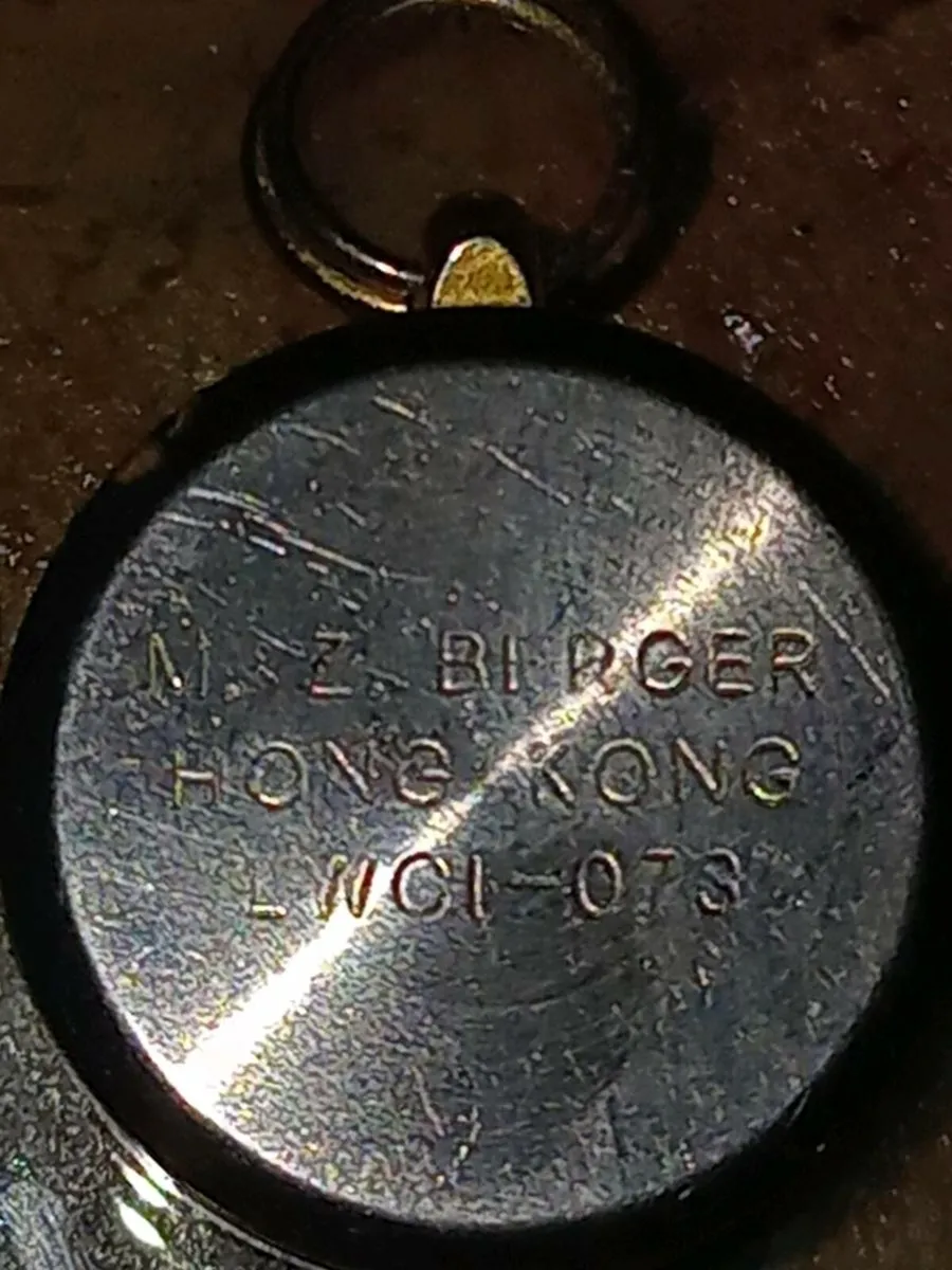 vintage m.z berger hong kong pocket watch quartz - Image 3
