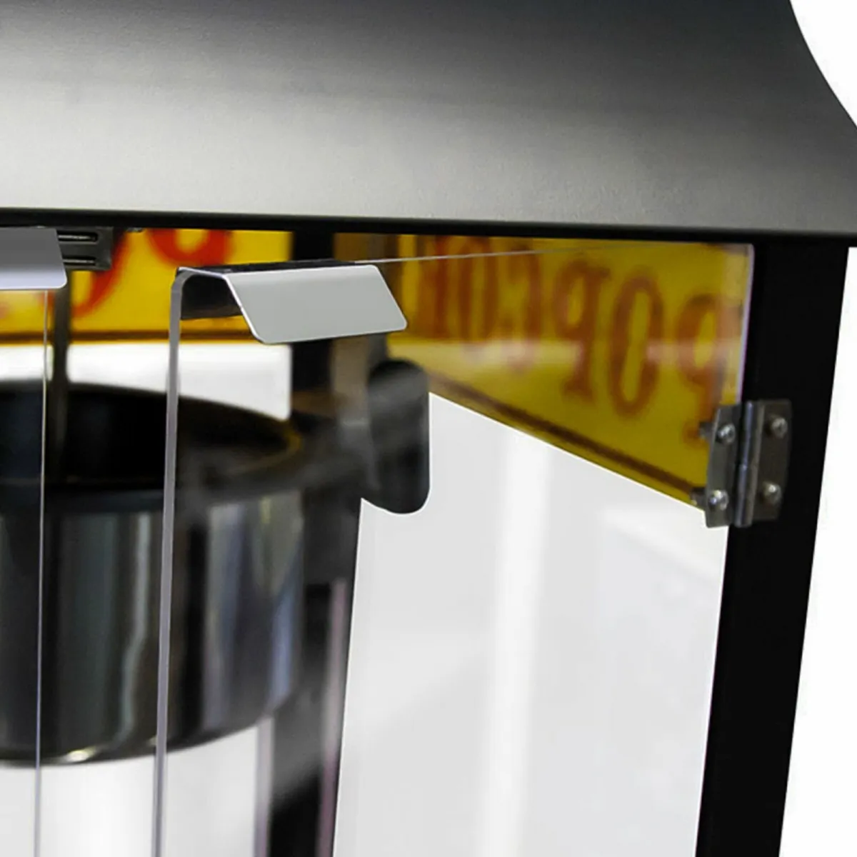 Professional Popcorn Machine with Trolley Black 5 - Image 4