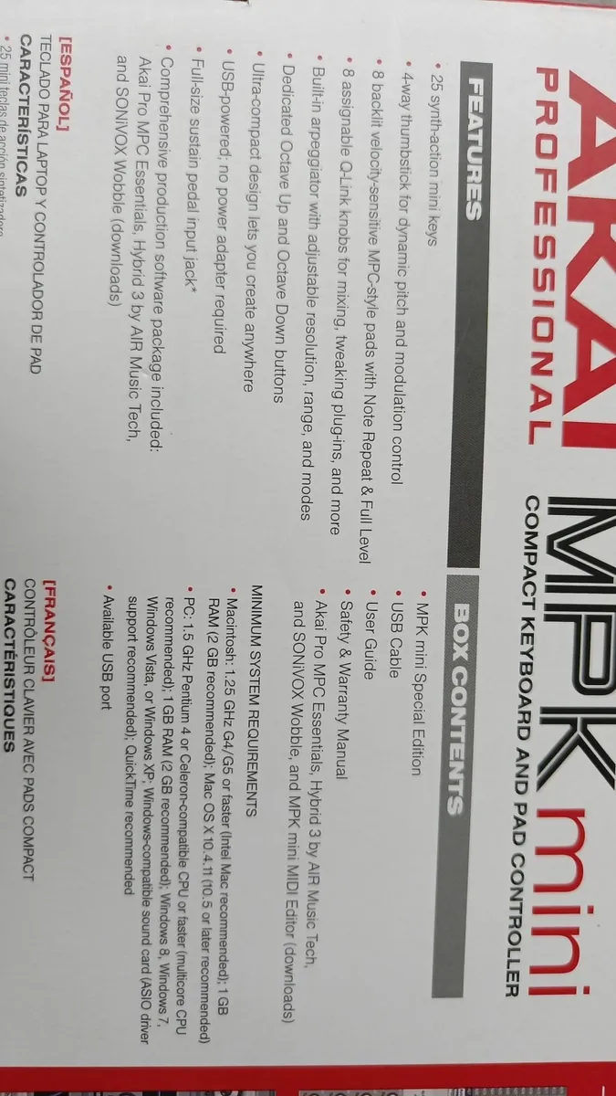 AKAI professional MPK mini, midi keyboard - Image 2