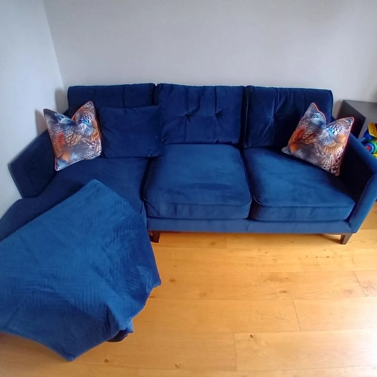 Sofa corner LHF Chaise. Navy - Image 3