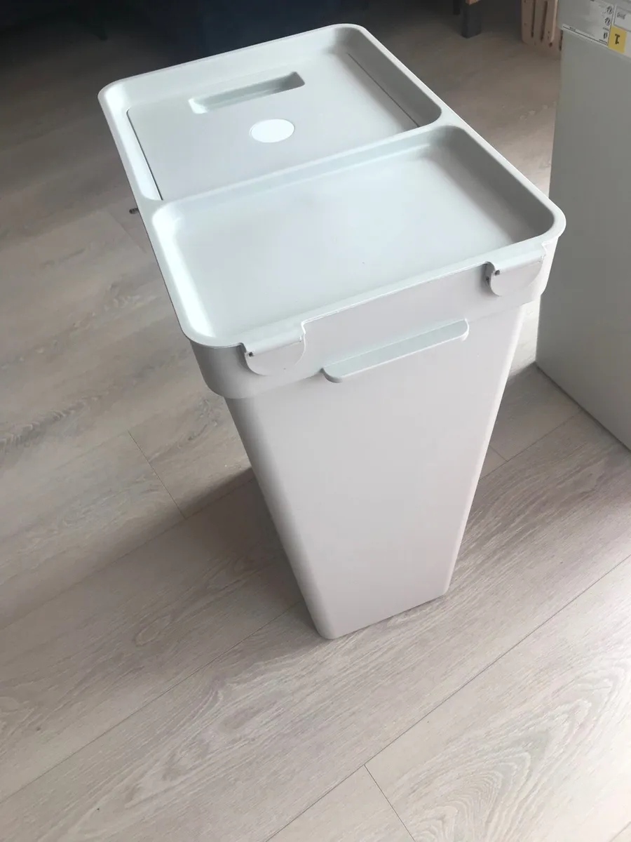 2 bins with lid from IKEA (HALLBAR) - Image 2